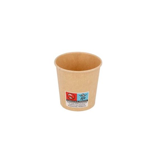 Copos 120ml Cartão Kraft 4oz Bebidas Quentes 50unidades