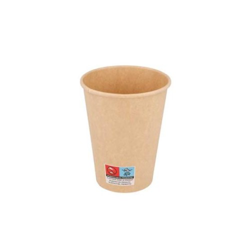 Copos 360ml Cartão Kraft 12oz Bebidas Quentes 50 unidades