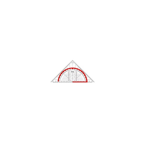 Esquadro Geométrico 16cm Aristo Geocollege AR23003 com Pega