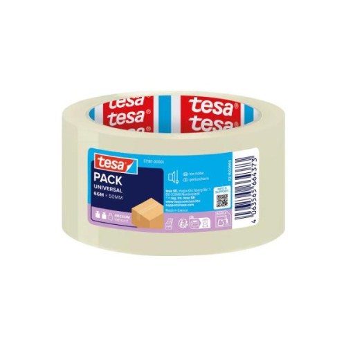 Fita Adesiva 50mmx66m Transparente PP Tesapack - 6 unidades