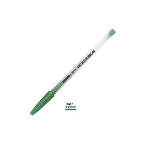 Esferografica Ball Point 1,0 Epene EP01-0108 Verde - 50 unidades