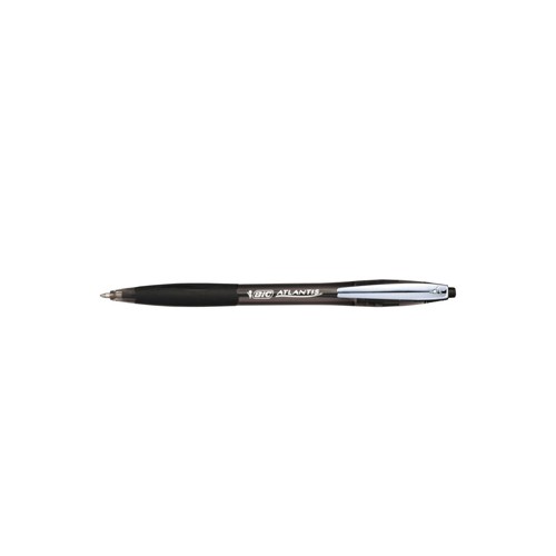 Esferografica Ball Point 1,0 BIC (Retractil) - preto - 12 unidades