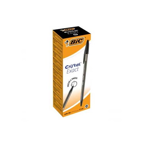 Esferografica BIC Cristal Exact Preto Cx 20un