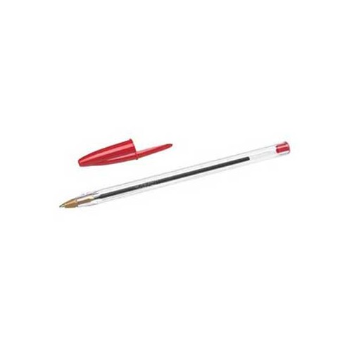 Esferografica Ball Point BIC Cristal Vermelho - Cx 50un