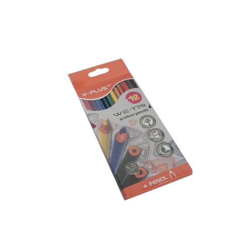 Lapis Cor Triangular We-Tri Yplus Cx Cartao 12un