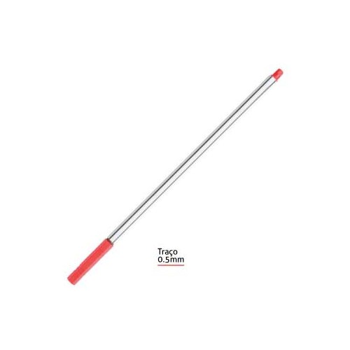 Marcador fineliner 0,5mm smartd vermelho - pack 12 unidades