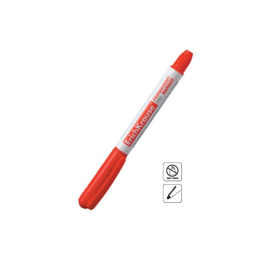 Marcador Medio 1,5mm EK P80 Vermelho - Cx 12 unidades