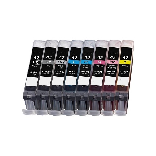 Pack 9 Tinteiros Compatíveis para Canon CLI42