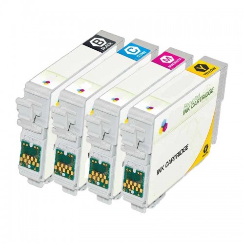 Pack 4 Tinteiros Compatíveis para Epson T1295 4 Cores C13T12954010