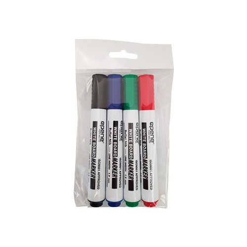 Marcador Quadros Brancos Epene EP12-2002 Pack 4 Cores