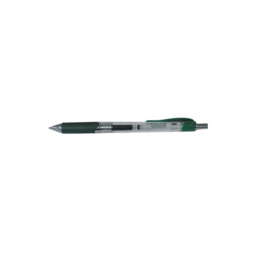 Esferografica Gel 0,7mm Retractil Verde - 12 unidades