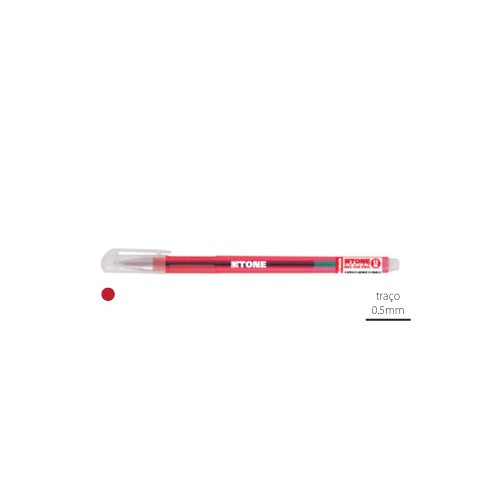 Esferografica Gel EK Gtone 0,5mm Vermelho