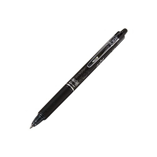 Esferografica Gel Pilot Frixion Ball Clicker 0,7mm Preto - 2 unidades