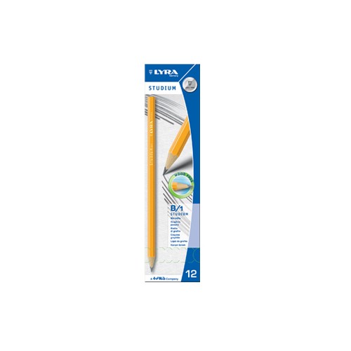 Lapis Carvao N-1-B Lyra Studium - Cx 12 unidades