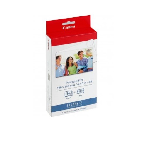 Tinteiro Canon KP-36IP + 36 folhas 100x148mm 7737A001