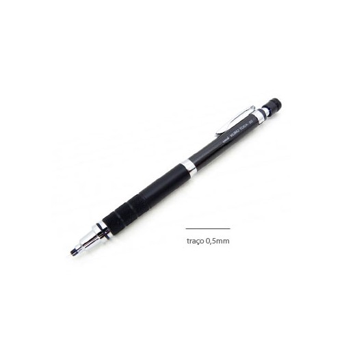 Lapiseira 0,5mm UNI Kurotoga M5-450T Preto - 2 unidades