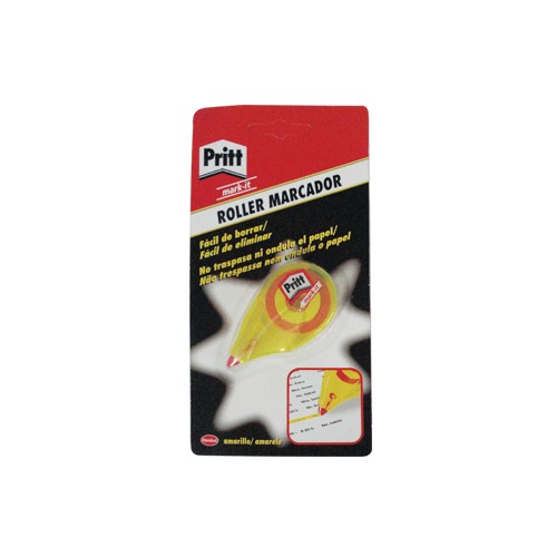 Roller Marcador Pritt 6m Amarelo Fluorescente