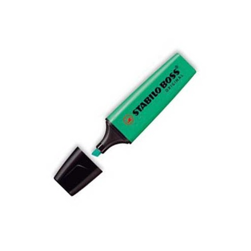 Marcador Fluorescente Stabilo Boss Turquesa 70 / 51 - Cx 10 unidades