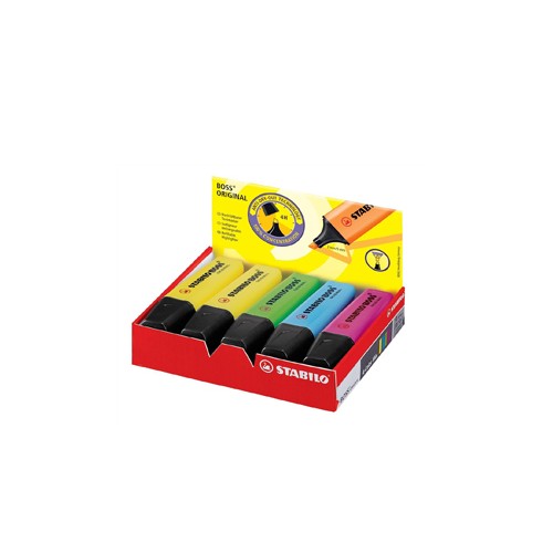 Marcador Fluorescente Stabilo Boss Sortido 70 / 10-1 - Cx 10 unidades