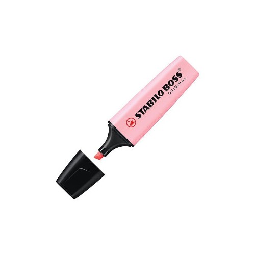 Marcador Fluorescente Stabilo Boss Pastel Rosa 70 / 129 - 10 unidades