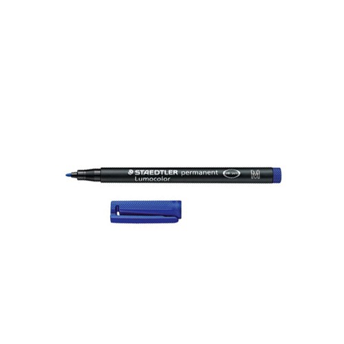 Marcador Permanente Médio Azul 1mm Lumocolor 317-3 - 10 unidades