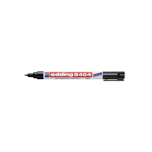 Marcador Permanente Fino Preto 0,75mm Edding 8404 - 2 unidades
