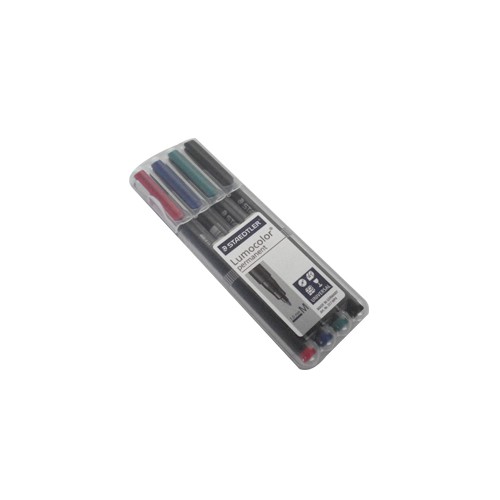 Marcador Perm. Medio Lumocolor 317 Pack 4 Cores