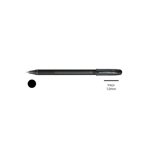 Esferografica Uni Jetstream SX101 0.7mm Preto - 2 unidades