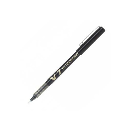 Marcadores Pilot V7 0,7mm Preto - 12 unidades