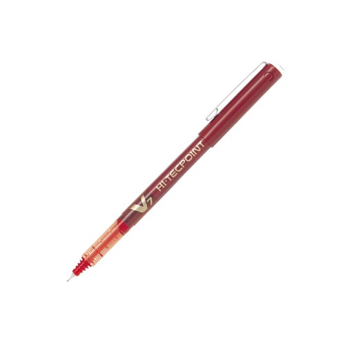 Marcadores Pilot V7 0,7mm Vermelho - 12 unidades