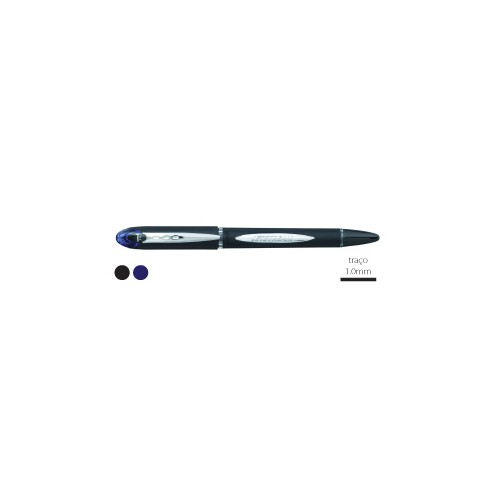 Marcador Uni Jetstream SX210 1,00mm Preto - 12 unidades