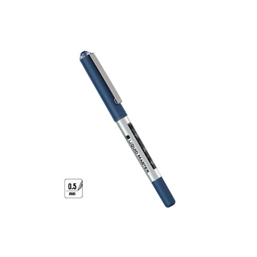 Marcador Roller EK Liquid Master 0.5mm Preto - Cx 12 unidades