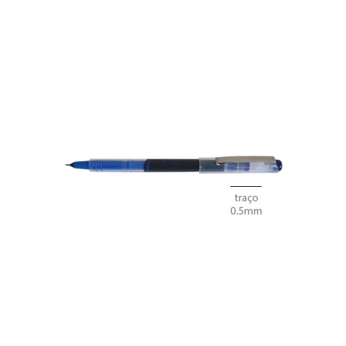 Marcador Ponta Fina 0,5mm Azul BYRX 1112 - Cx 50 unidades