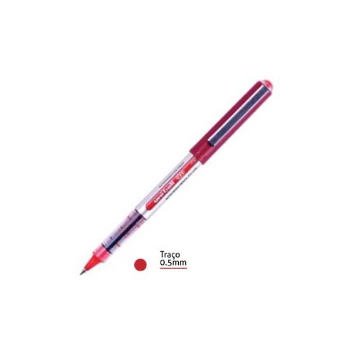 Marcador Uniball UB150 0,5mm Vermelho - Cx 12 unidades