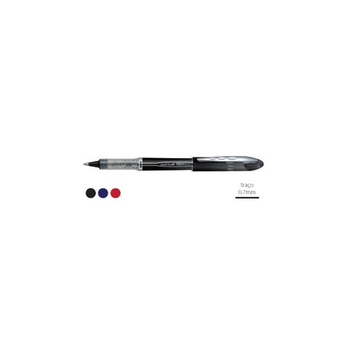 Marcador Uniball Vision Elite UB205 0,5mm Azul - Cx 12 unidades