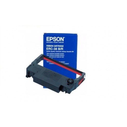 Fita Epson ERC38BR Preto/ Vermelho C43S015376