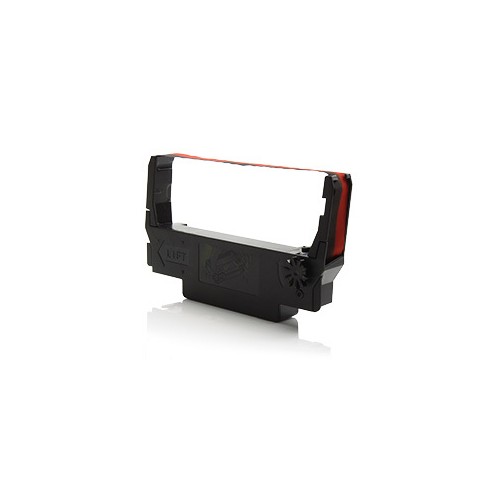 Fita Compatível para Epson ERC38BR Preto / Vermelho C43S015376
