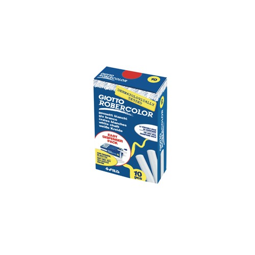 Giz Branco Giotto Robercolor - Caixa 10 unidades (Pack de 2)