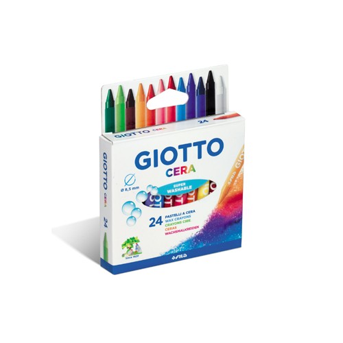 Lapis de Cera Giotto 24 Cores