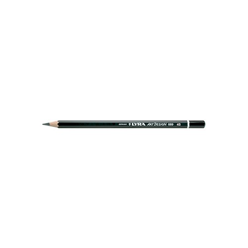 Lapis Grafite 4B Lyra Rembrandt Art Design - 12 unidades