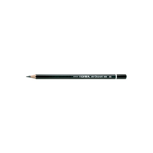 Lapis Grafite 6B Lyra Rembrandt Art Design - 12 unidades