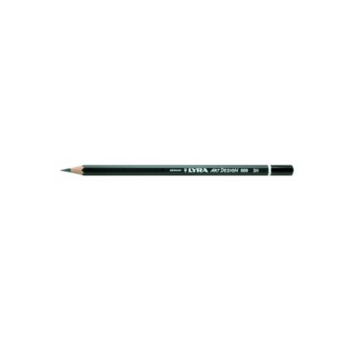 Lapis Grafite 3H Lyra Rembrandt Art Design - 12 unidades