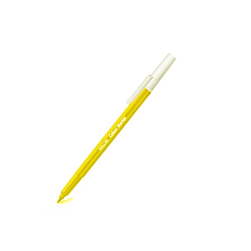 Marcador Feltro Medio 0.5mm Sketch Line Amarelo - 10 unidades