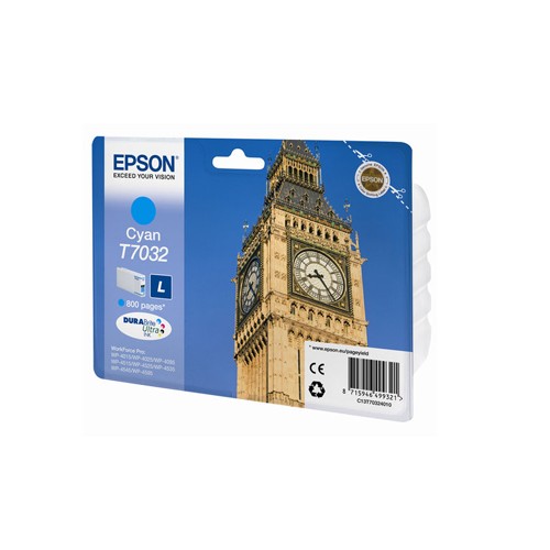 Tinteiro Epson T7032 Azul C13T70324010 9,6ml