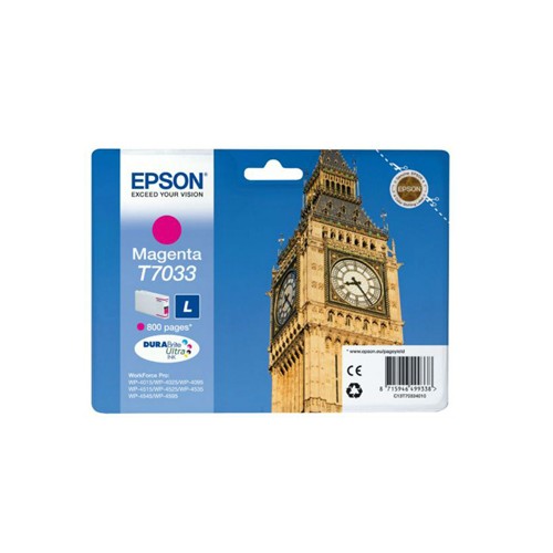 Tinteiro Epson T7033 Magenta C13T70334010 9,6ml