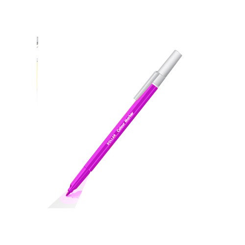 Marcador Feltro Medio 0.5mm Sketch Line Roxo - 10 unidades
