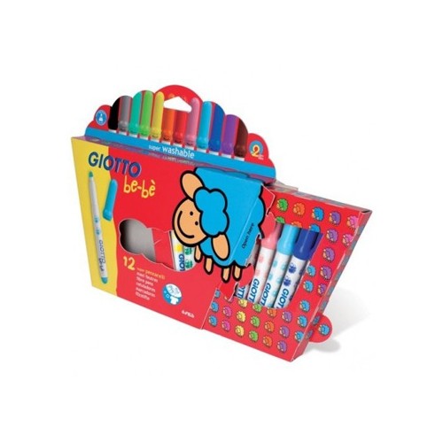Marcador Feltro Giotto Be-Be - Cx 12 unidades