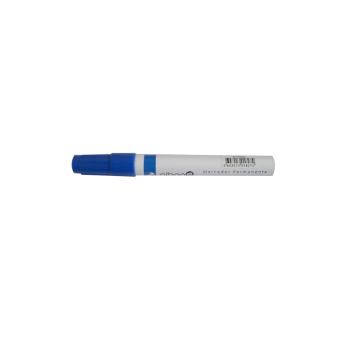 Marcador Permanente Grosso Azul 2mm Alban AC1079-02 - 2 unidades