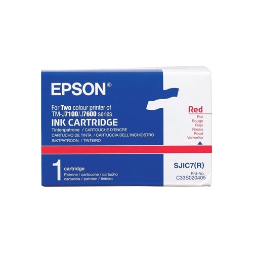 Tinteiro Epson SJIC7 Vermelho C33S020405