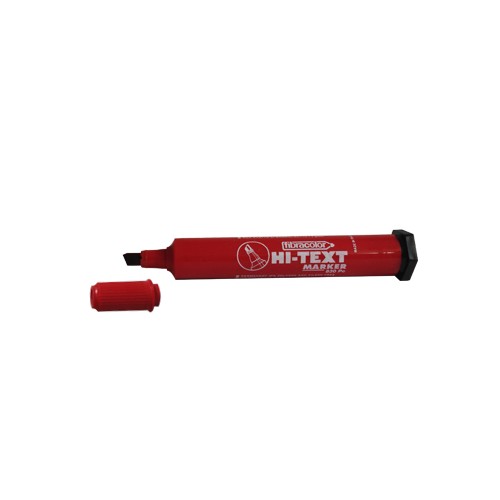 Marcador Grosso 4,5mm Hi-Text Marker 830PC Vermelho - 2 unidades
